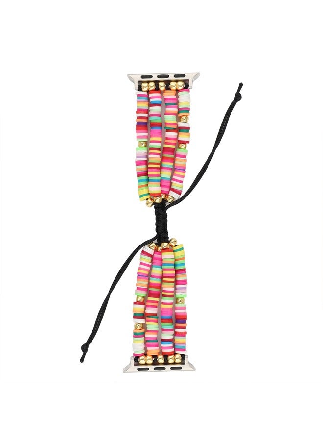 Soft Ceramic Bead String Replacement Watch Band 42MM/44MM For Apple Watch Series 7/6/5/4/3/2/1 - Image 1